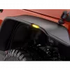 Jeep Wrangler Matte Black Flat Style Fender Flares - 4pcs hunt auto parts
